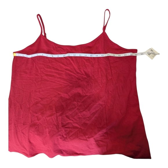 George Plus Red Tank Top. Size 3X. New. - Picture 5 of 6